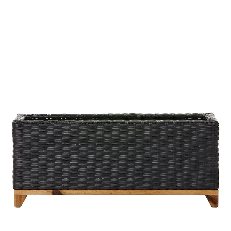 Colorado Black Rectangle Plant Stand 