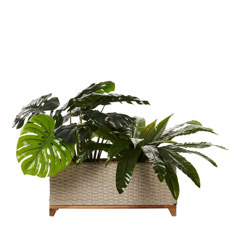 Colorado Grey Rectangle Plant Stand 