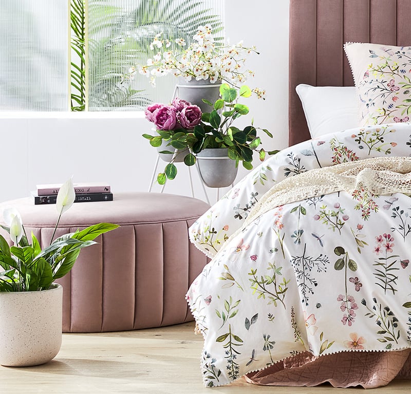 Vasili Plant Stand Grey & White 