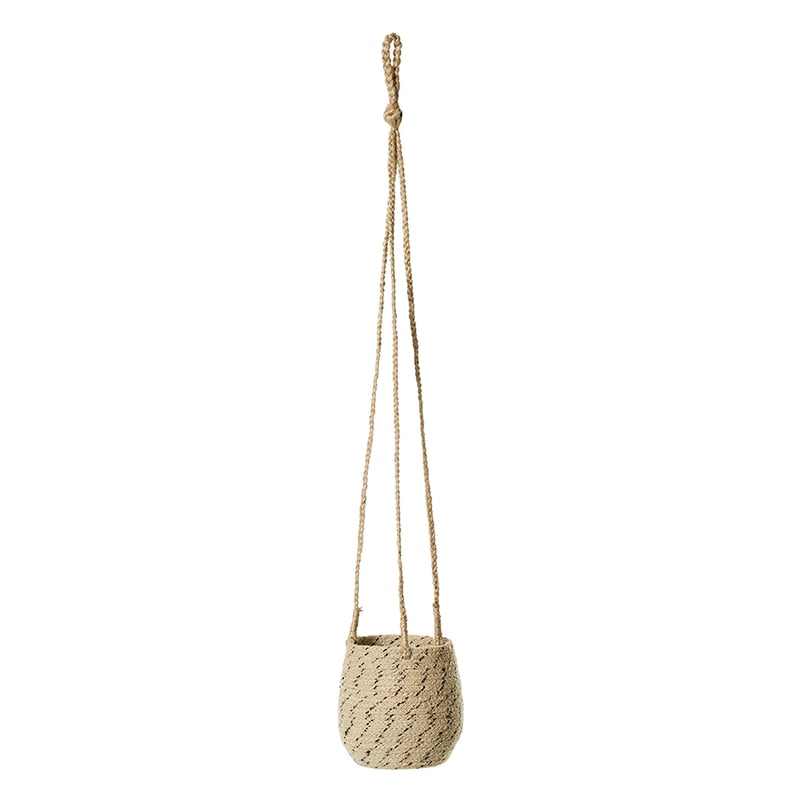Tivoli Hanging Pot Natural & Black 