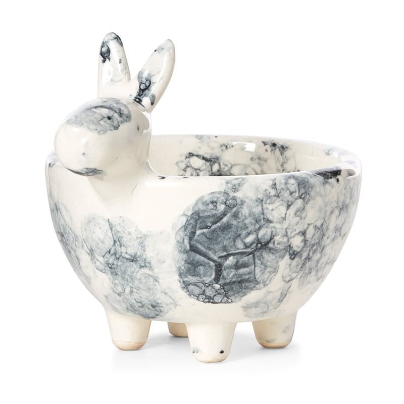 Arizona Collection White Llama Pot