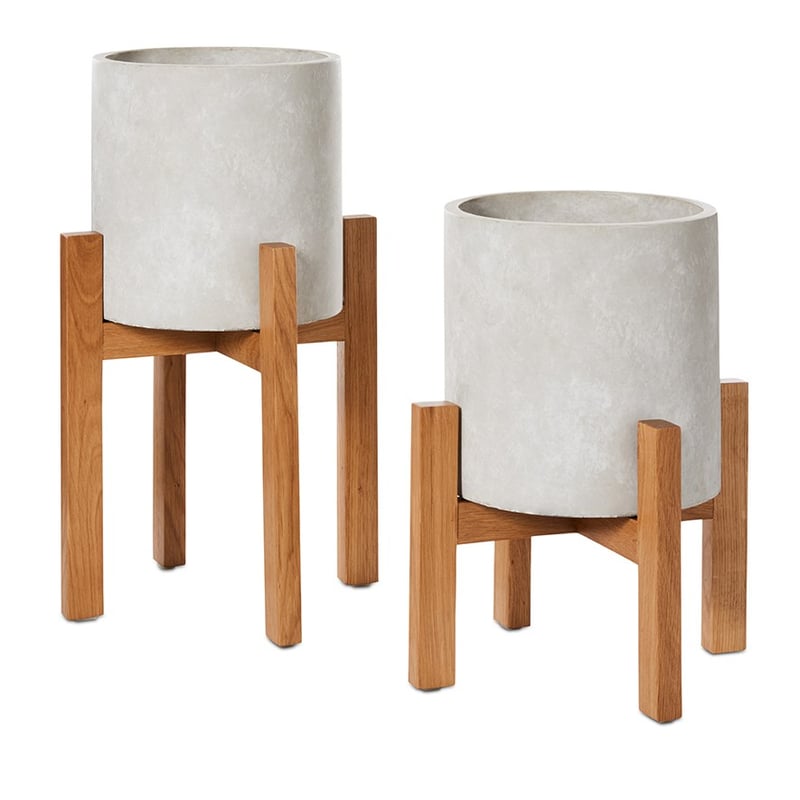 Terence Oak Plant Stand