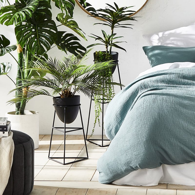 Madison Black Plant Stand  