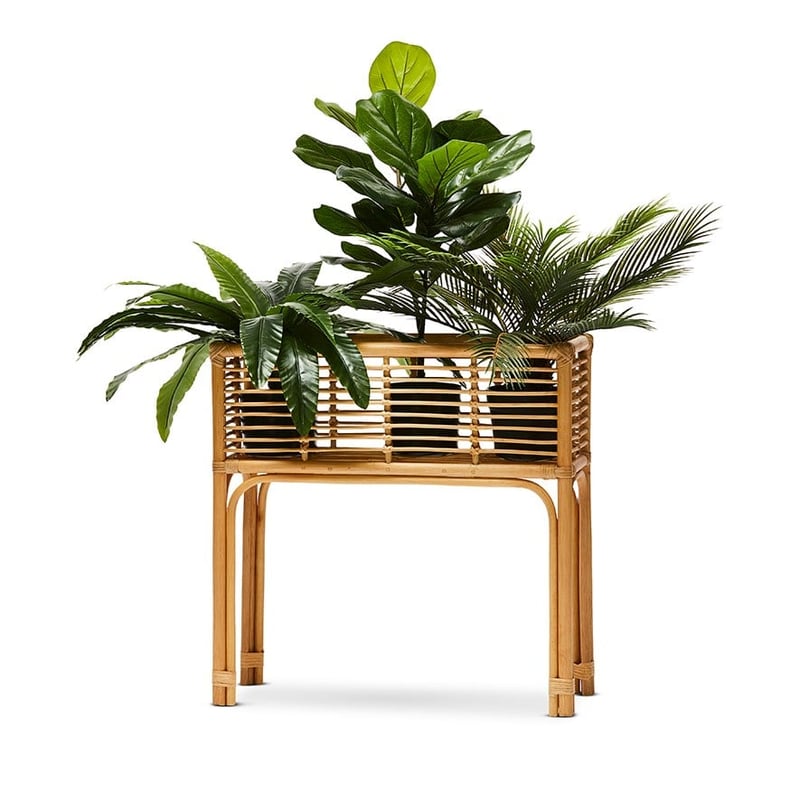 Cuba Natural Rectangle Plant Stand  