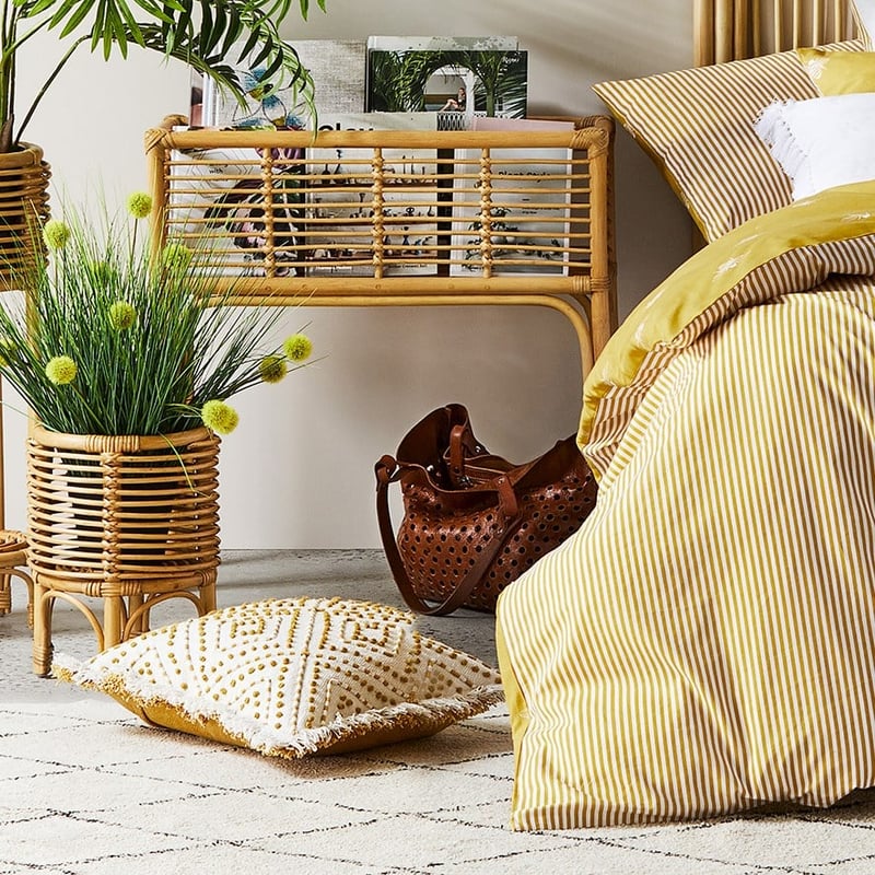 Cuba Natural Rectangle Plant Stand  