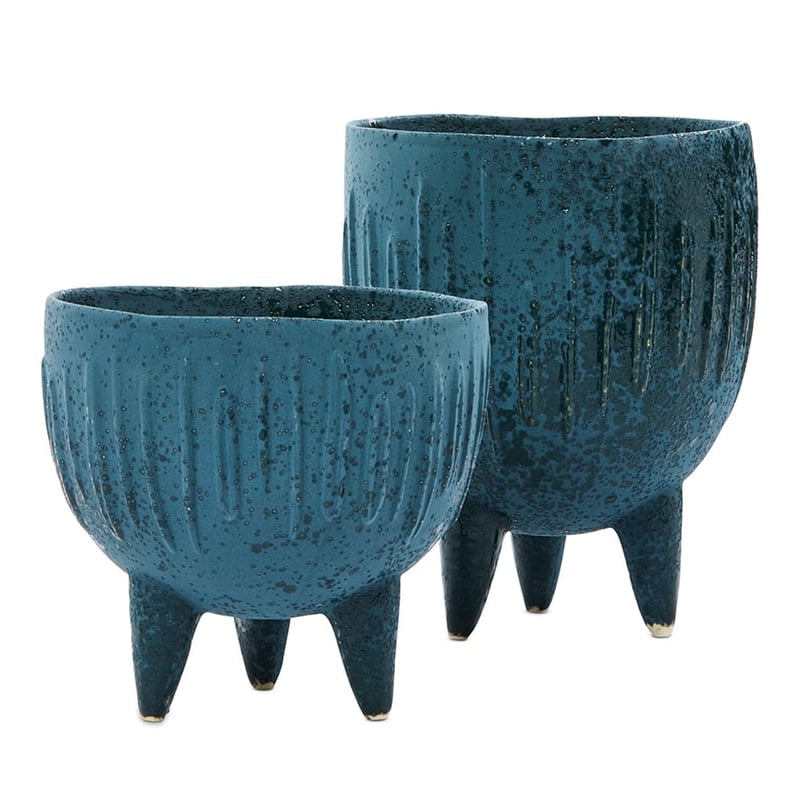 Leggy Blue Pot