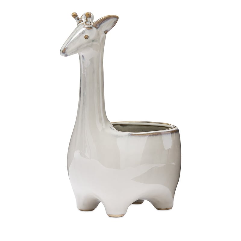 Gertie Giraffe White Pot