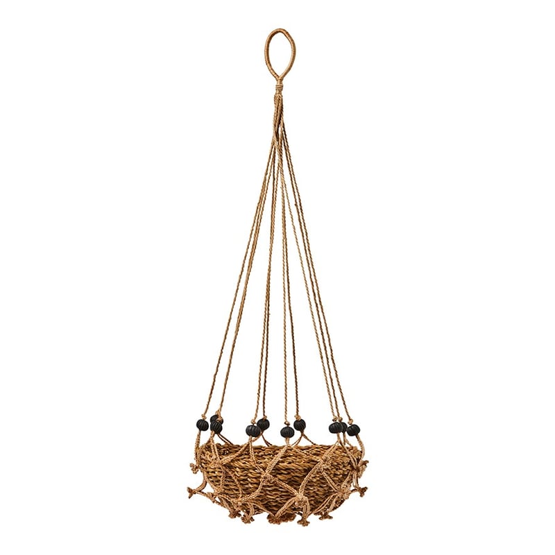 Sika Black Beads Hanging Pot 