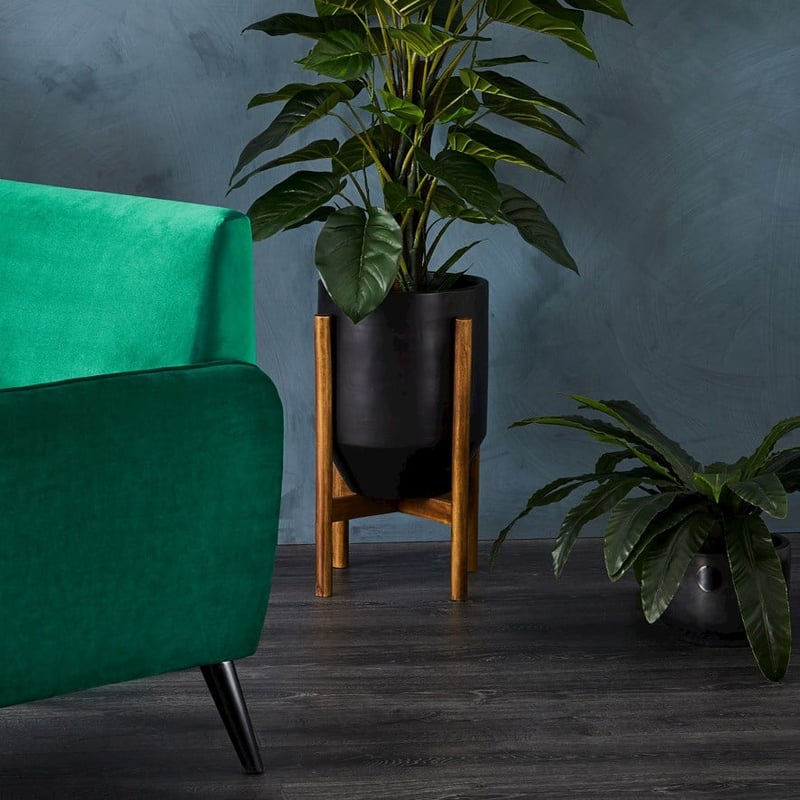 Wagner Black Plant Stand 