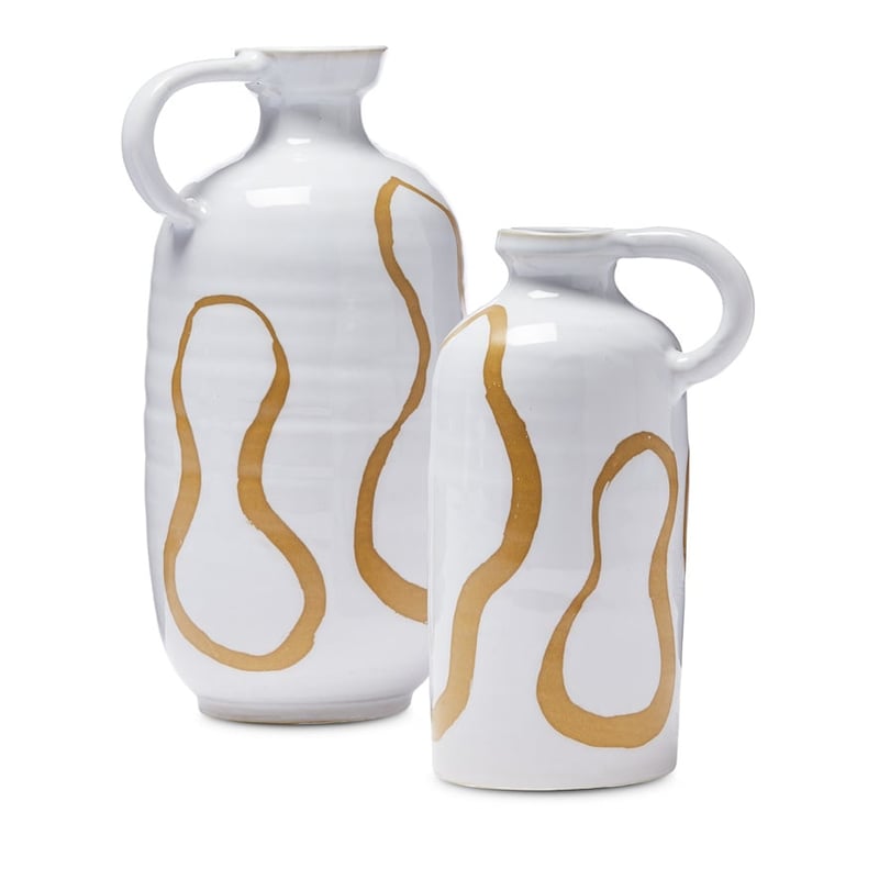 Naples White & Beige Large Vase