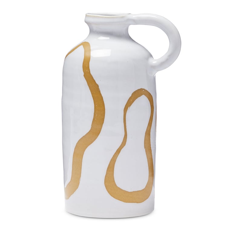 Naples White & Beige Small Vase