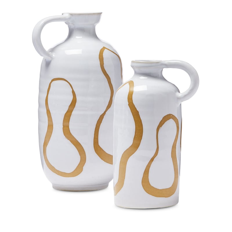 Naples White & Beige Small Vase