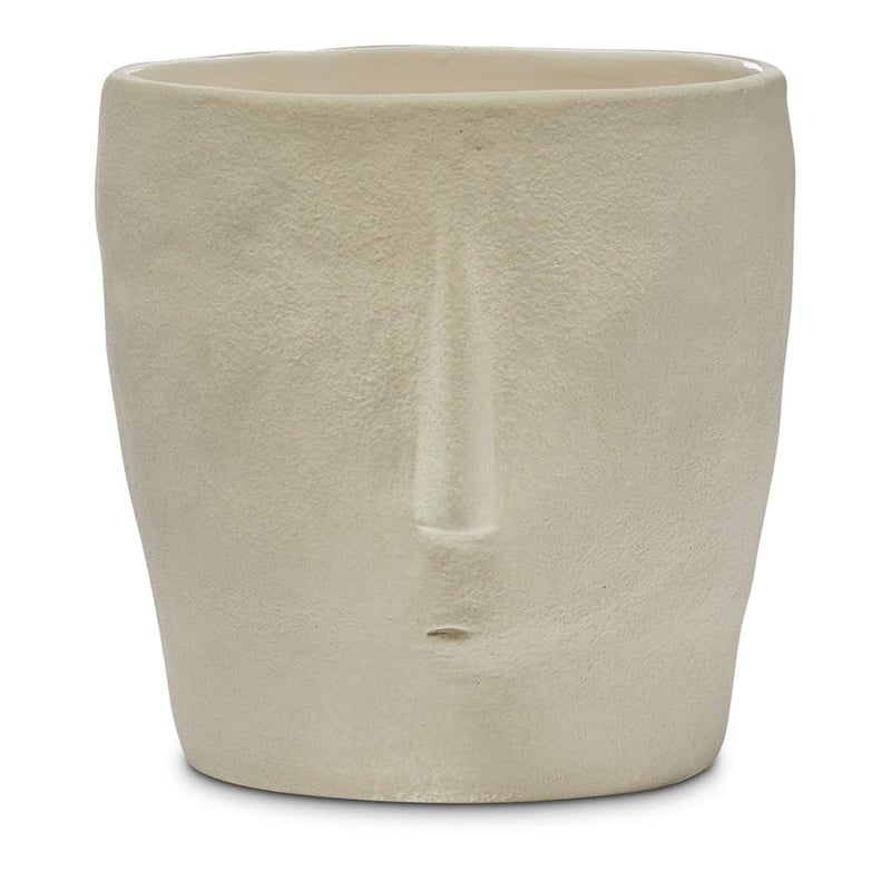 Percy Stone Face Pot  