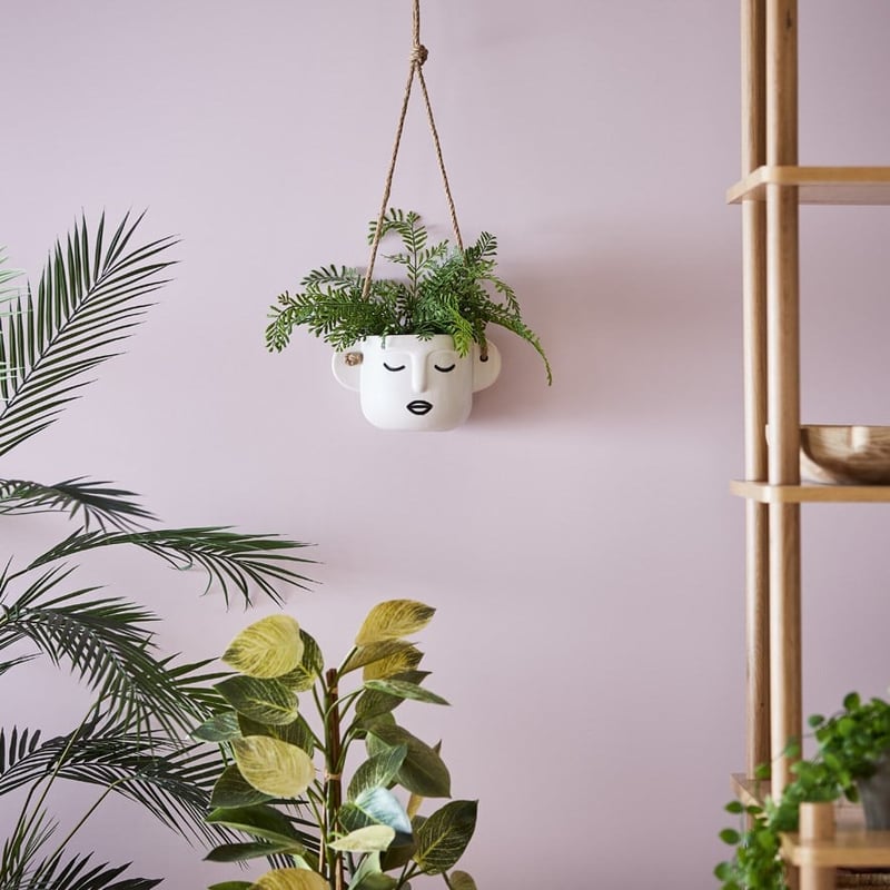 Hanging Decorative Face Pot  