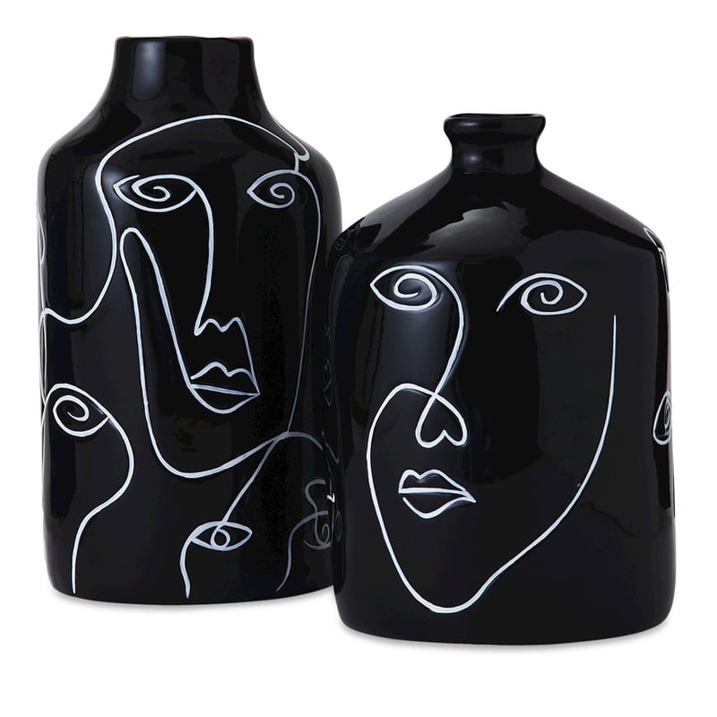 Abstract Black & White Vase 