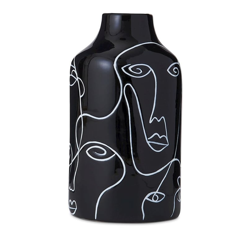 Abstract Black & White Vase 