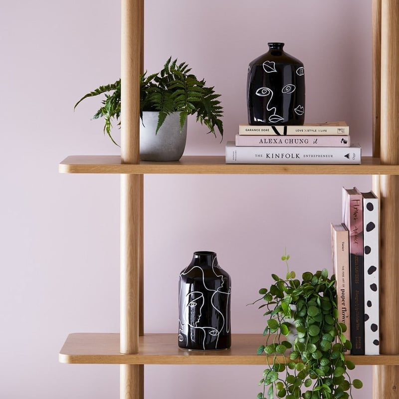 Abstract Black & White Vase 