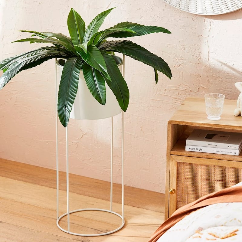 Santana White Plant Stand