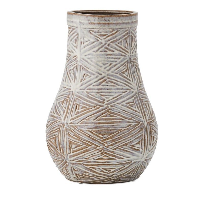 Flume Stone & White Vase 