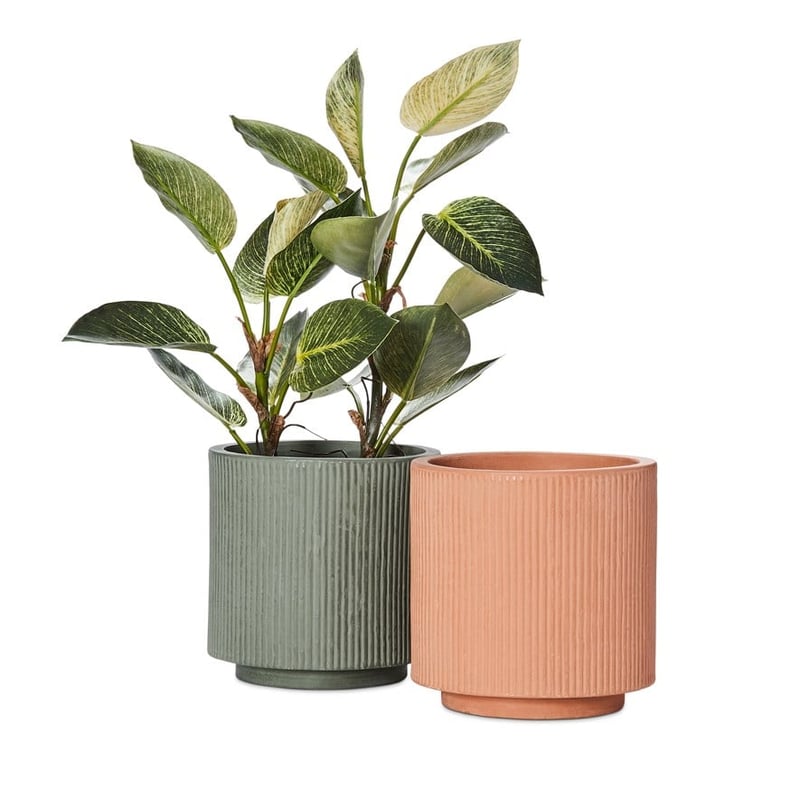 Pleat Burnt Orange Pot