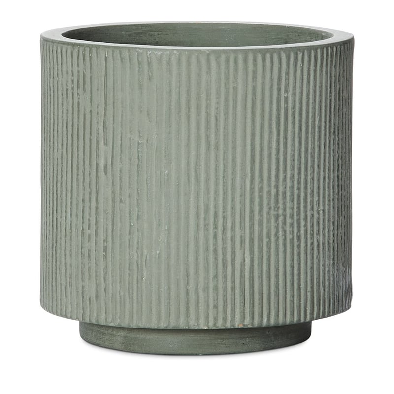 Pleat Sage Green Pot