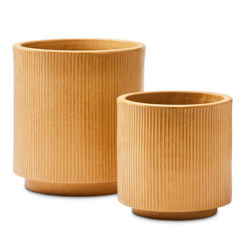 Pleat Mustard Pot 