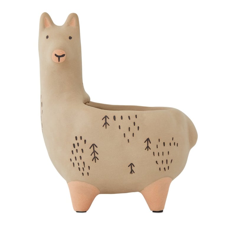 Woodland Llama Pot