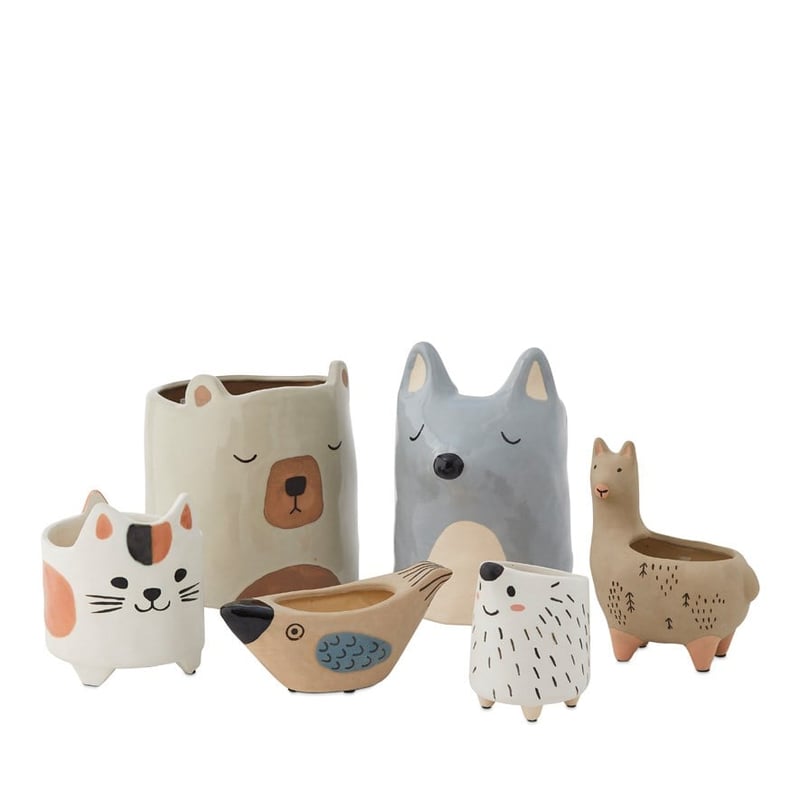 Woodland Llama Pot