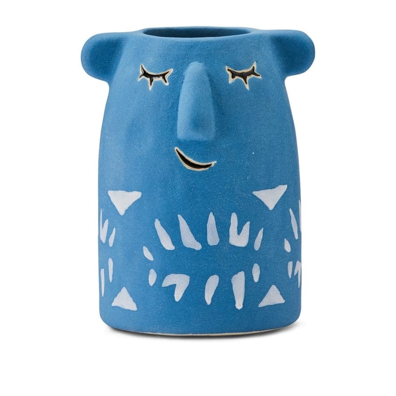 Doro Blue Aztec Vase   