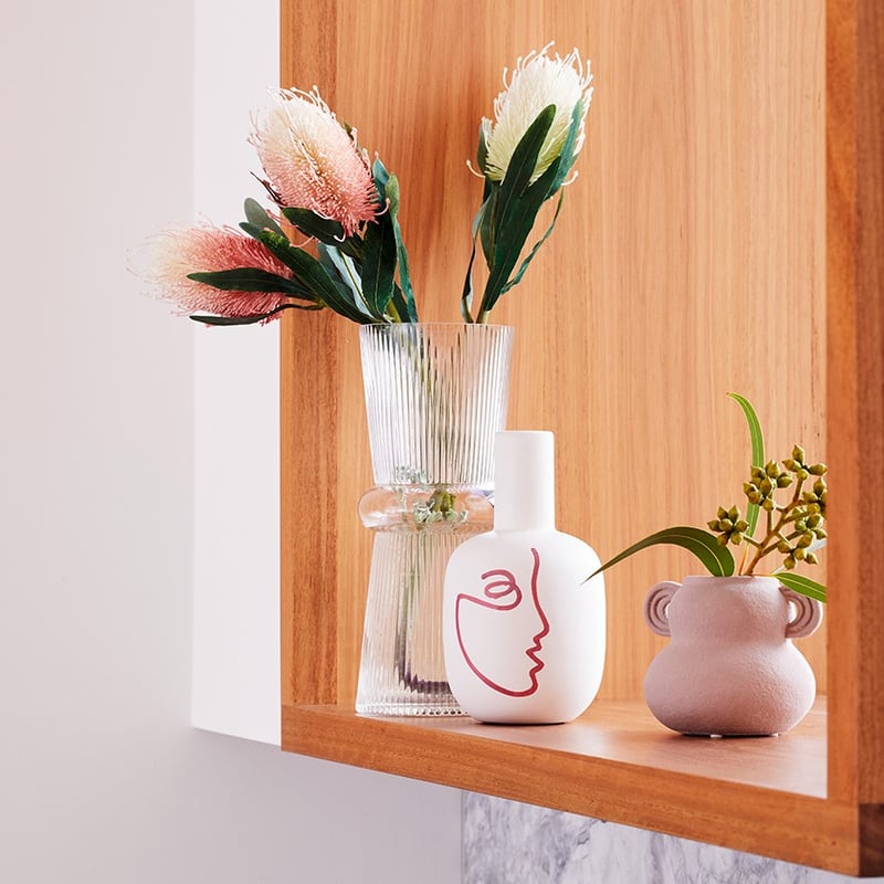 Mimi Light Mauve Belly Vase