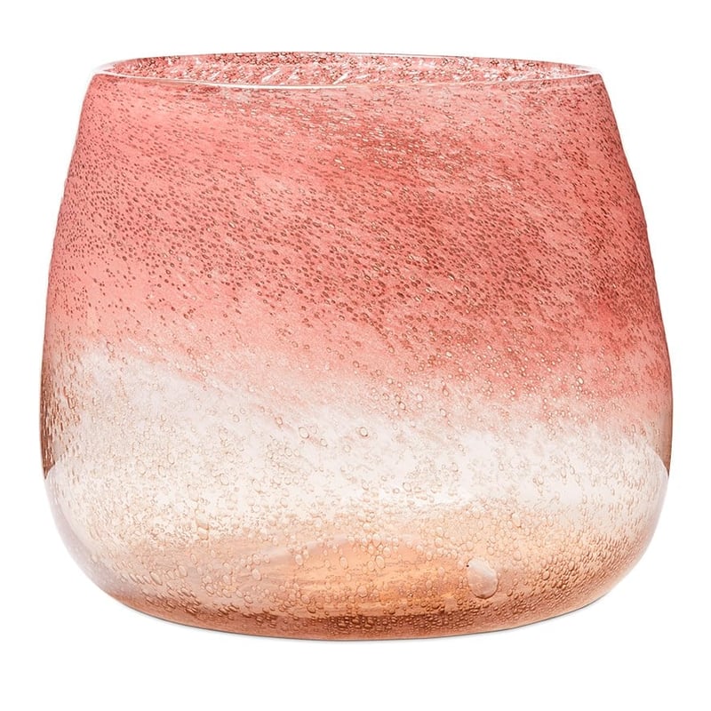 Tanami Coral & Bronze Glass Vase