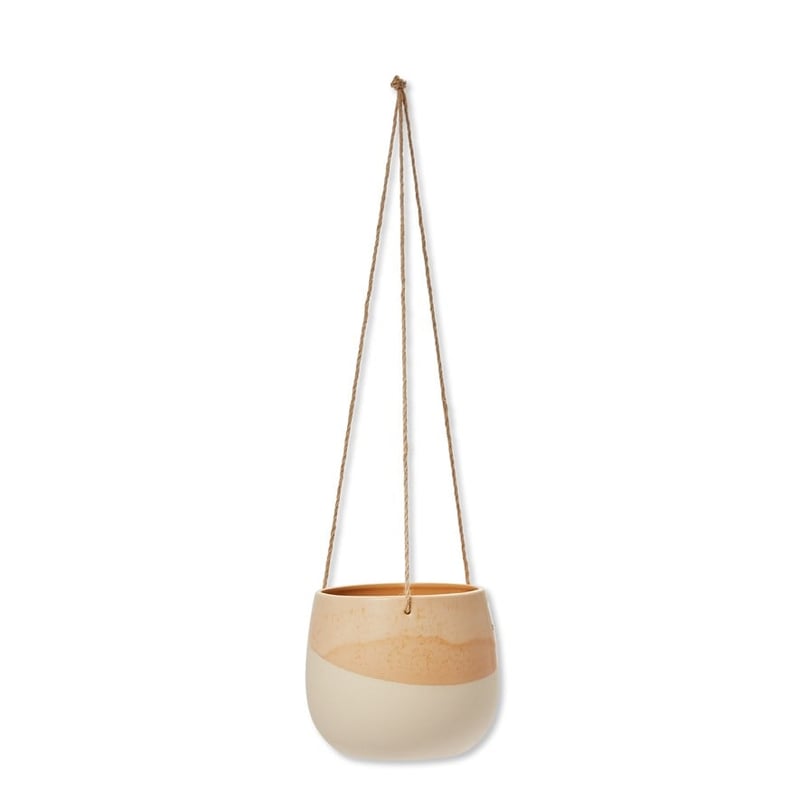 Beige Moroccan Hanging Pot 