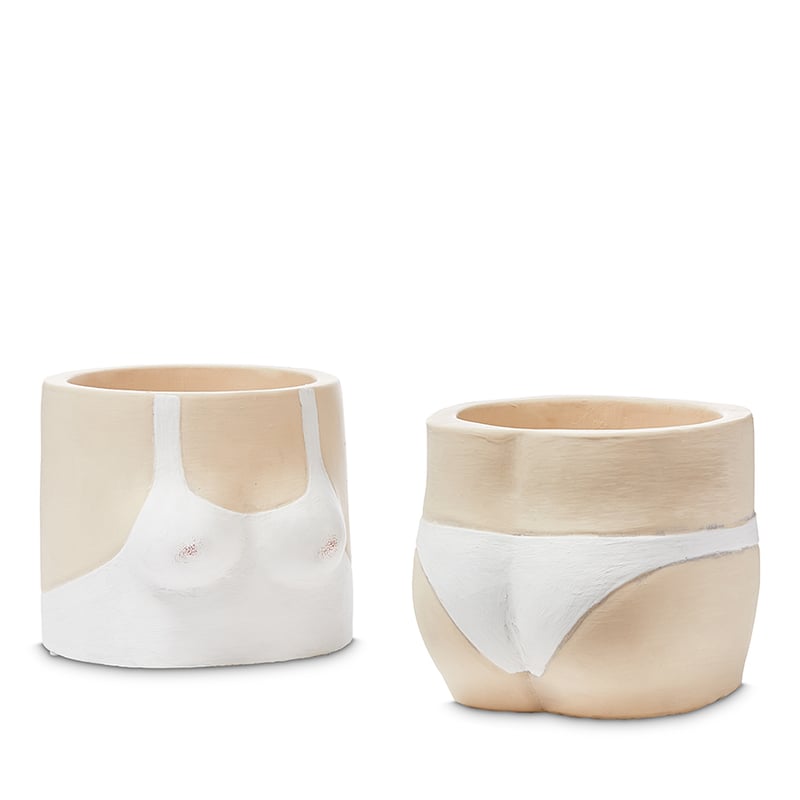 Bottom Cream & White Bottoms Pot