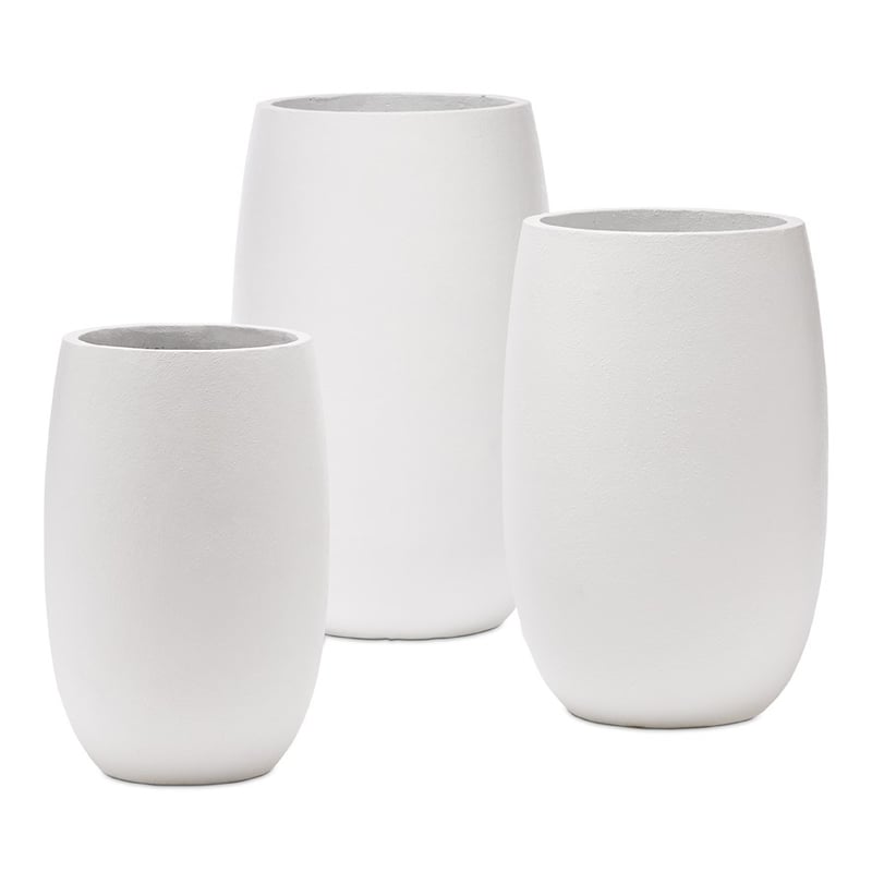 Grace White Pots  