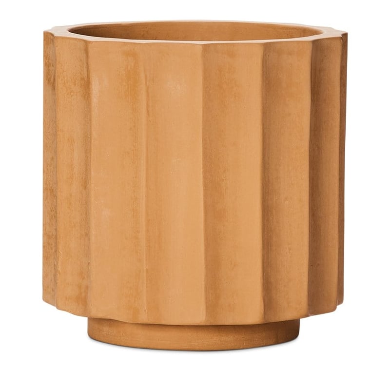 Wide Pleat Mustard Pot