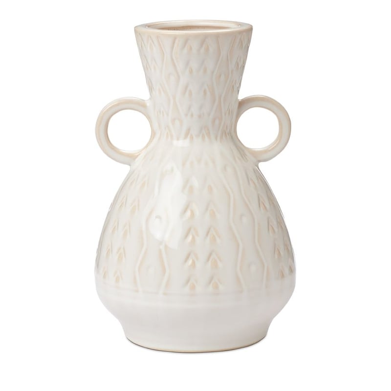 Bianco White Handles Vase