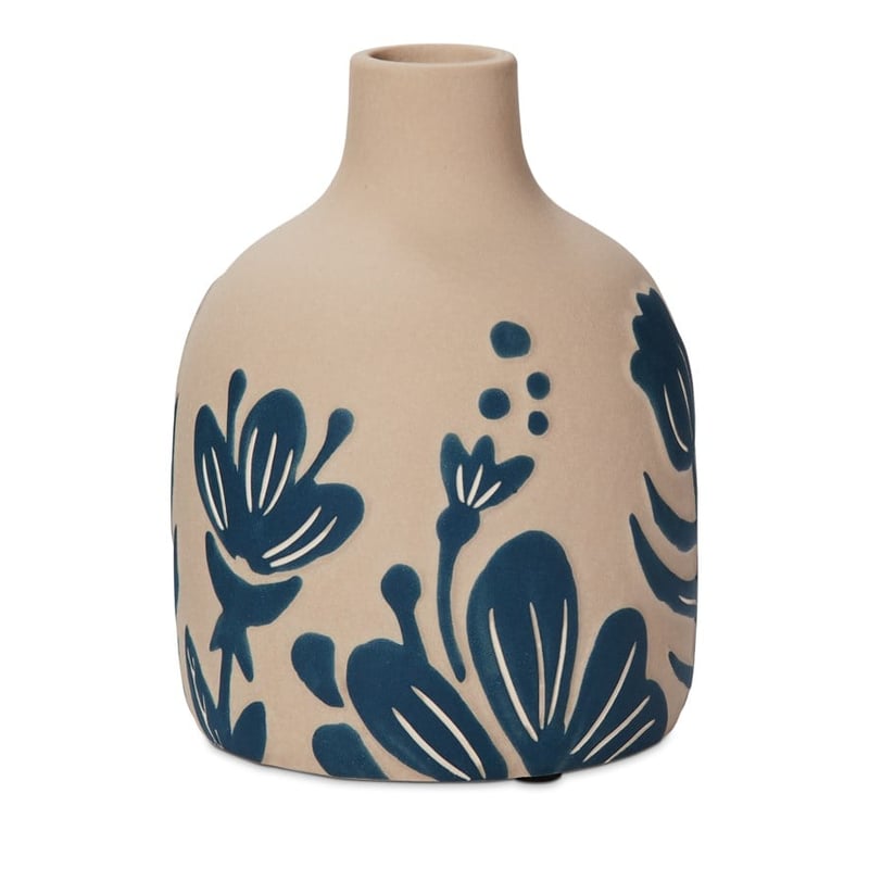 Meadow Flowers Blue & Sand Vase 