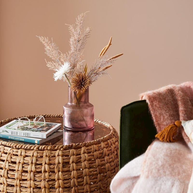 Cubist Glass Rose Vases 