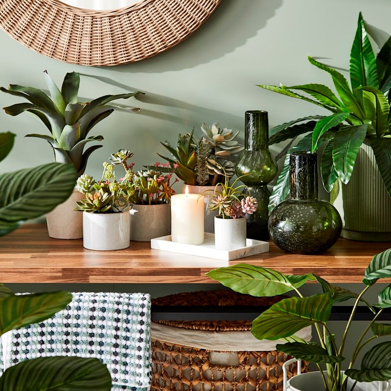 Green Jeanie Large Belly Glass Vase 