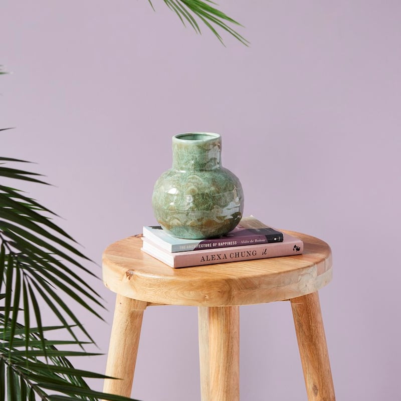 Wave Seagreen Belly Vase