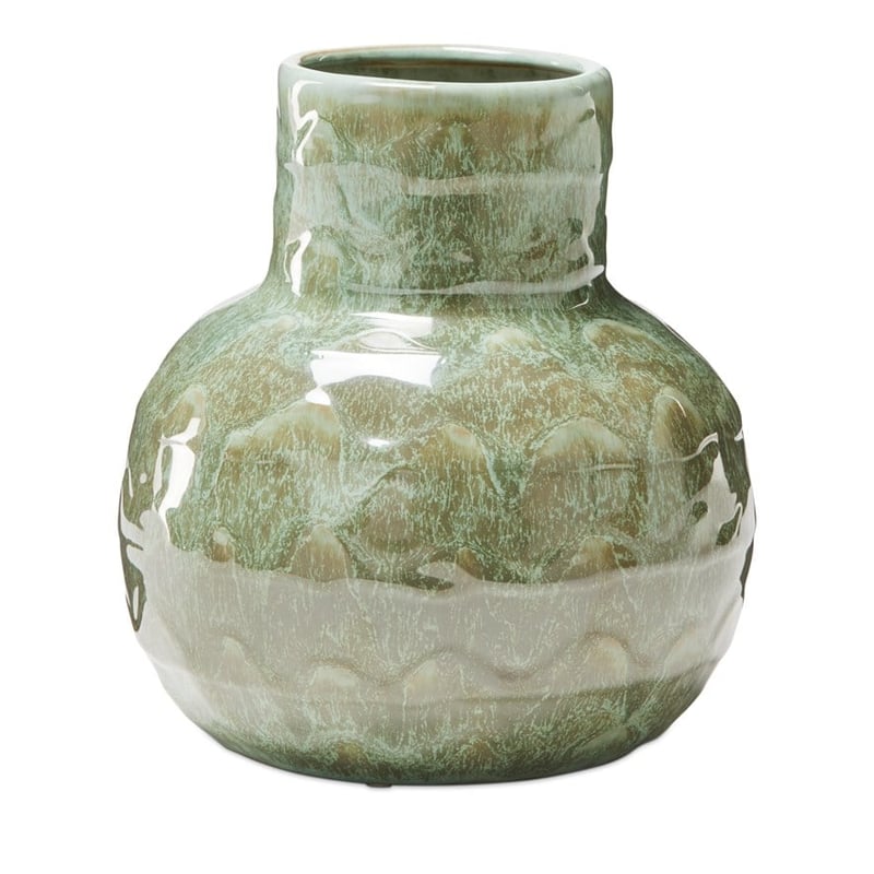 Wave Seagreen Belly Vase