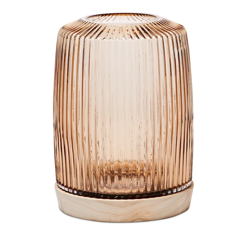 Optical Amber Vase
