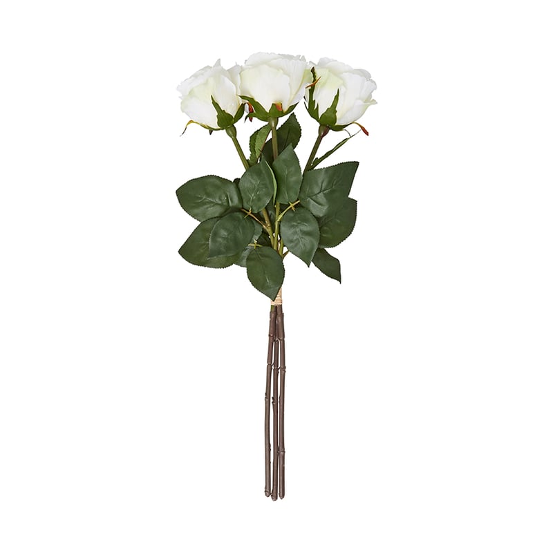 Spring Stems White Roses