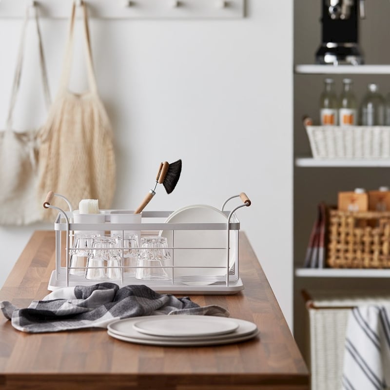 Miller Storage Range White Kitchen Dish Rack