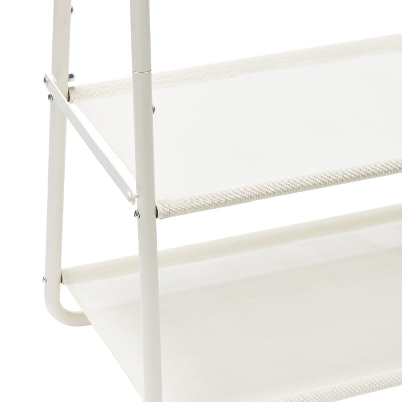 Hamilton White Garment Rack