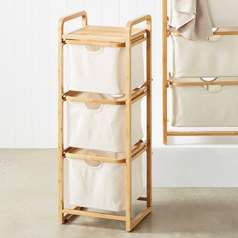 Hutton Storage Small Linen Shelving Unit