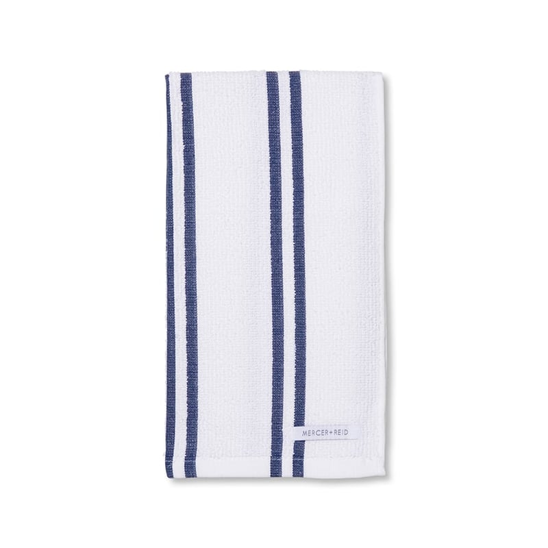 Essential Check Tea Towels Denim