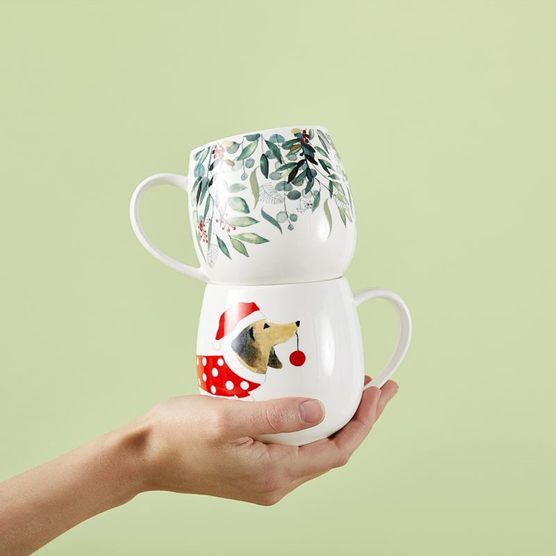 Dachshund Christmas Mug 