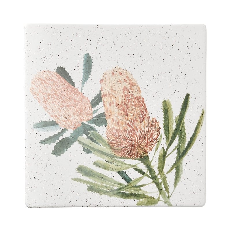 Australian Wild Flowers Banksia Trivets