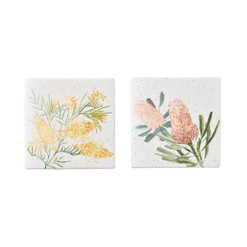 Australian Wild Flowers Grevillea Trivets
